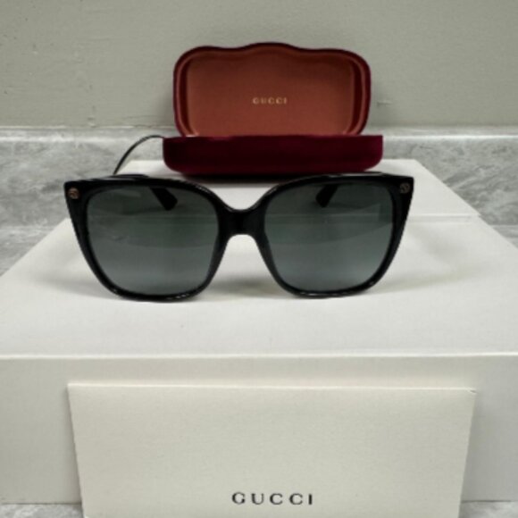 GUCCI | NEW | 0022S | 0022S - 001 | BLACK | GRADIENT GREY | BLUE - Picture 1 of 5
